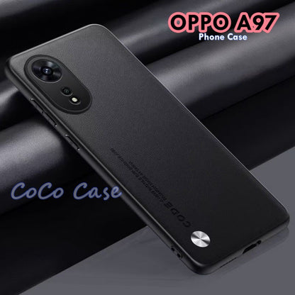 For OPPO A97 Cover Silicone Professional Full Case Classic Simple Solid Color Phone Case Cover sweatproof