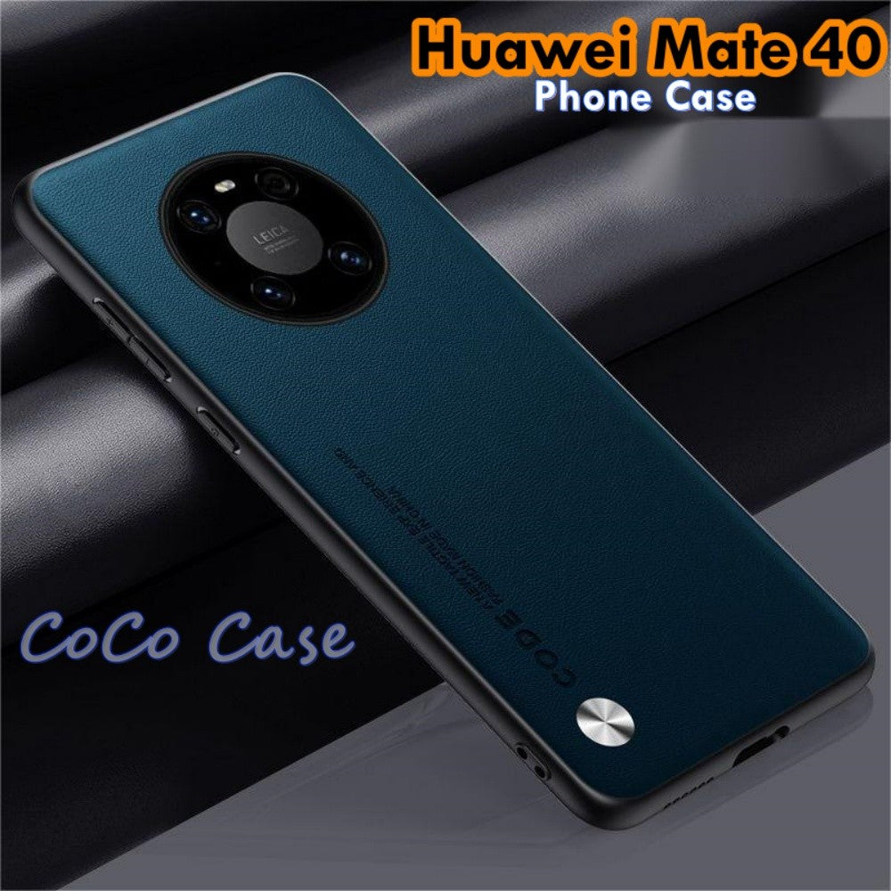 For Huawei Mate 40 Cover Silicone Professional Full Case Classic Simple Solid Color Phone Case Cover sweatproof