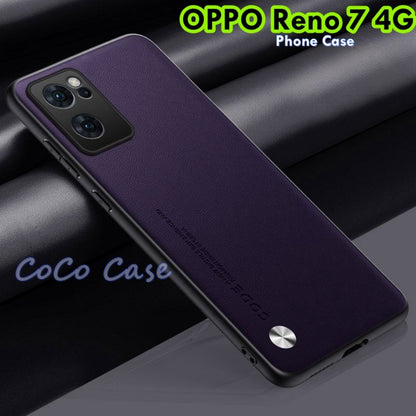 For OPPO Reno 7 4G Cover Silicone Professional Full Case Classic Simple Solid Color Phone Case Cover sweatproof