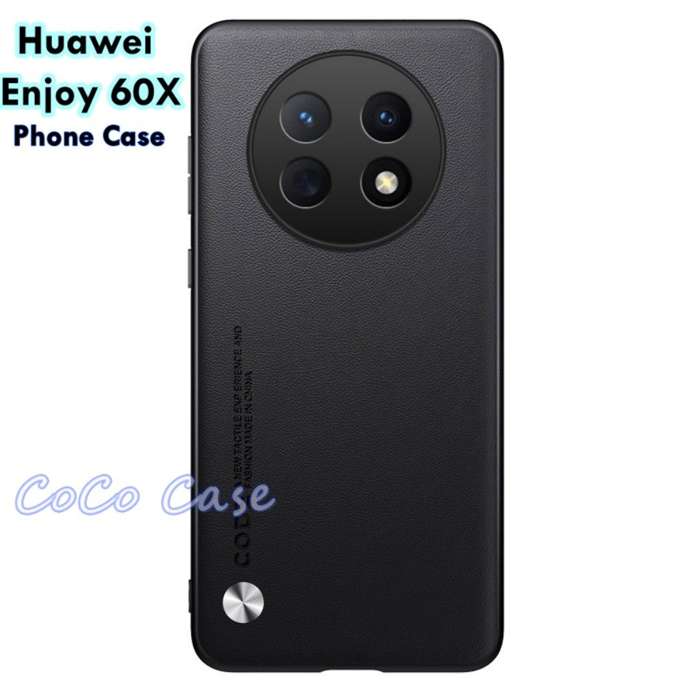 For Huawei Enjoy 60X Cover Silicone Professional Full Case Classic Simple Solid Color Phone Case Cover sweatproof