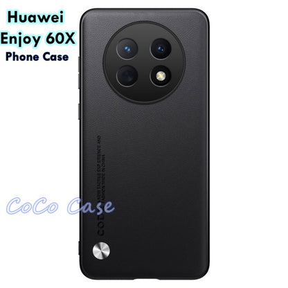 For Huawei Enjoy 60X Cover Silicone Professional Full Case Classic Simple Solid Color Phone Case Cover sweatproof