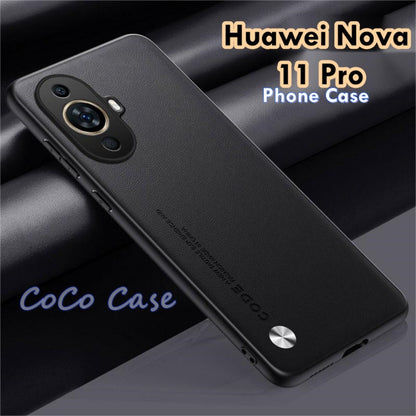 For Huawei Nova 11 Pro Cover Silicone Professional Full Case Classic Simple Solid Color Phone Case Cover sweatproof
