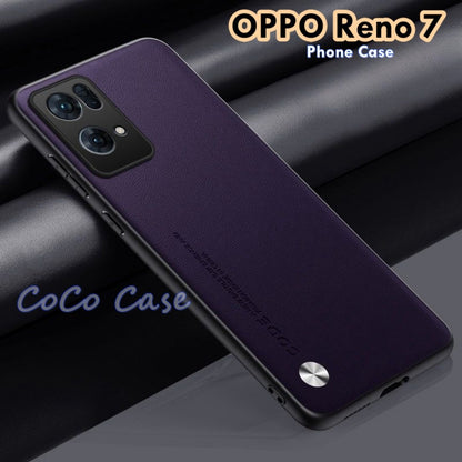 For OPPO Reno 7 Cover Silicone Professional Full Case Classic Simple Solid Color Phone Case Cover sweatproof