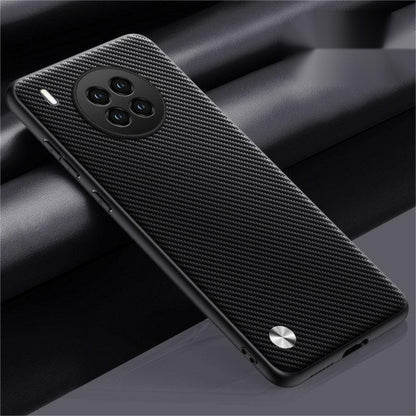 For Huawei Nova 8i Cover Silicone Professional Full Case Classic Simple Solid Color Phone Case Cover sweatproof