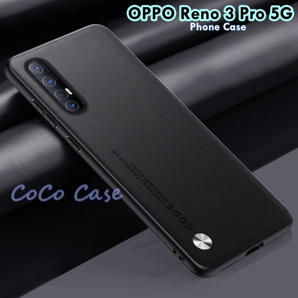 For OPPO Reno 3 Pro 5G Cover Silicone Professional Full Case Classic Simple Solid Color Phone Case Cover sweatproof