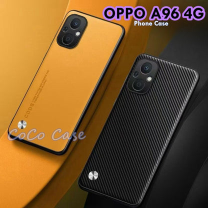 For OPPO A96 4G Cover Silicone Professional Full Case Classic Simple Solid Color Phone Case Cover sweatproof