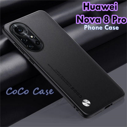 For Huawei Nova 8 Pro Cover Silicone Professional Full Case Classic Simple Solid Color Phone Case Cover sweatproof