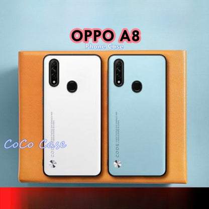 For OPPO A8 Cover Silicone Professional Full Case Classic Simple Solid Color Phone Case Cover sweatproof