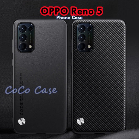 For OPPO Reno 5 Cover Silicone Professional Full Case Classic Simple Solid Color Phone Case Cover sweatproof