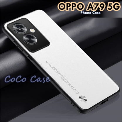 For OPPO A79 5G Cover Silicone Professional Full Case Classic Simple Solid Color Phone Case Cover sweatproof