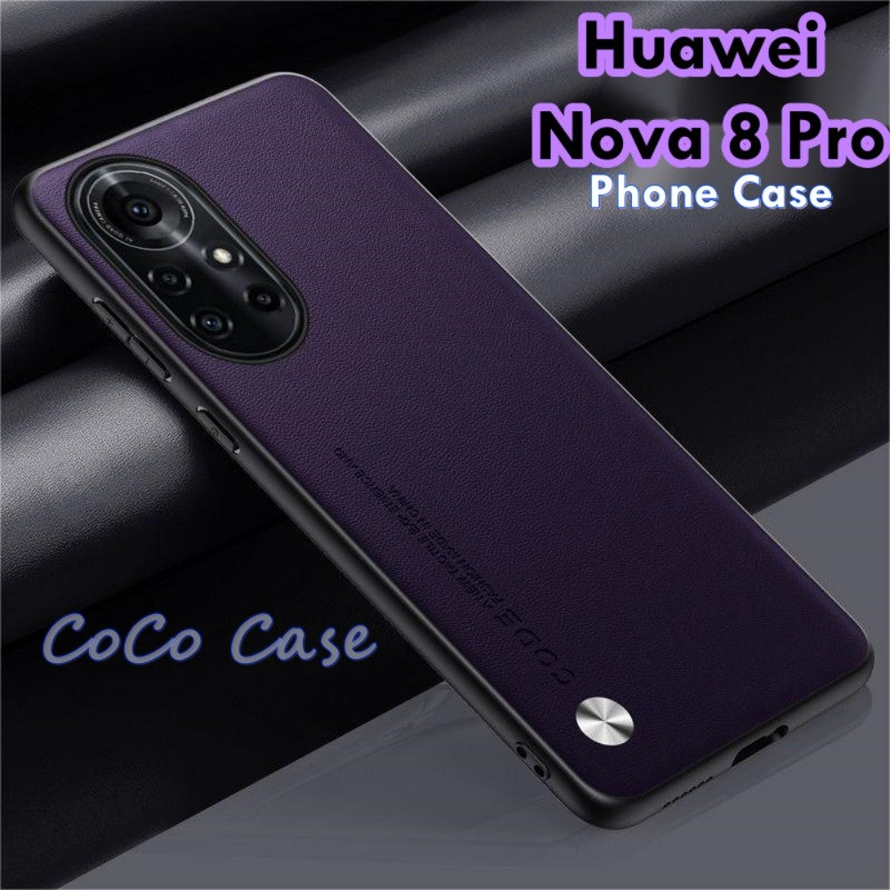 For Huawei Nova 8 Pro Cover Silicone Professional Full Case Classic Simple Solid Color Phone Case Cover sweatproof