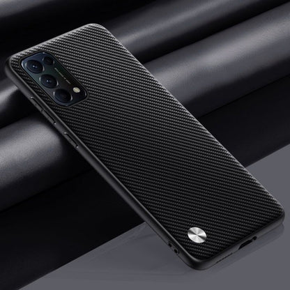 For OPPO Reno 5 Cover Silicone Professional Full Case Classic Simple Solid Color Phone Case Cover sweatproof