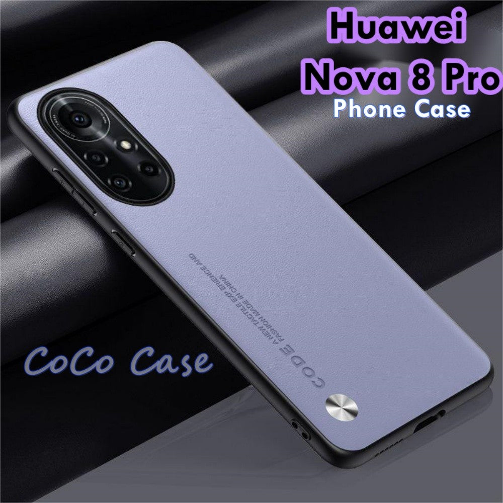 For Huawei Nova 8 Pro Cover Silicone Professional Full Case Classic Simple Solid Color Phone Case Cover sweatproof