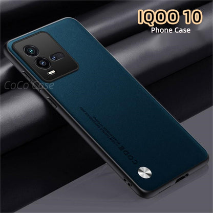 For IQOO 10 Cover Silicone Professional Full Case Classic Simple Solid Color Phone Case Cover sweatproof