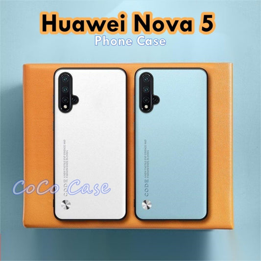 For Huawei Nova 5 Cover Silicone Professional Full Case Classic Simple Solid Color Phone Case Cover sweatproof