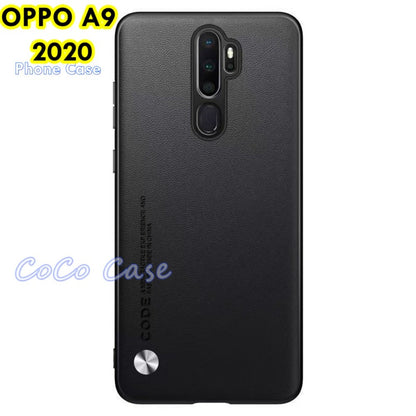 For OPPO A9 2020 Cover Silicone Professional Full Case Classic Simple Solid Color Phone Case Cover sweatproof