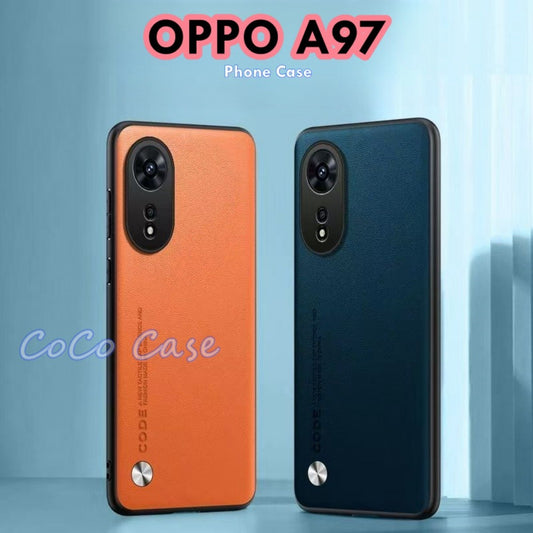 For OPPO A97 Cover Silicone Professional Full Case Classic Simple Solid Color Phone Case Cover sweatproof