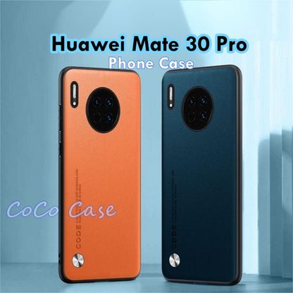 For Huawei Mate 30 Pro Cover Silicone Professional Full Case Classic Simple Solid Color Phone Case Cover sweatproof