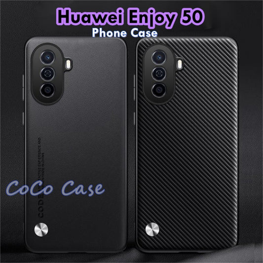 For Huawei Enjoy 50 Cover Silicone Professional Full Case Classic Simple Solid Color Phone Case Cover sweatproof