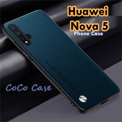 For Huawei Nova 5 Cover Silicone Professional Full Case Classic Simple Solid Color Phone Case Cover sweatproof