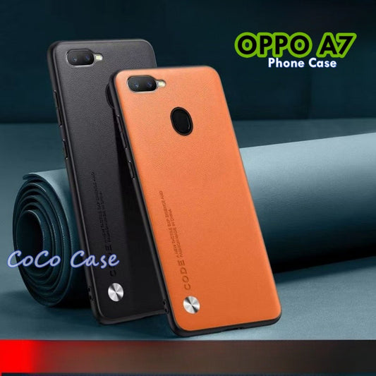 For OPPO A7 Cover Silicone Professional Full Case Classic Simple Solid Color Phone Case Cover sweatproof
