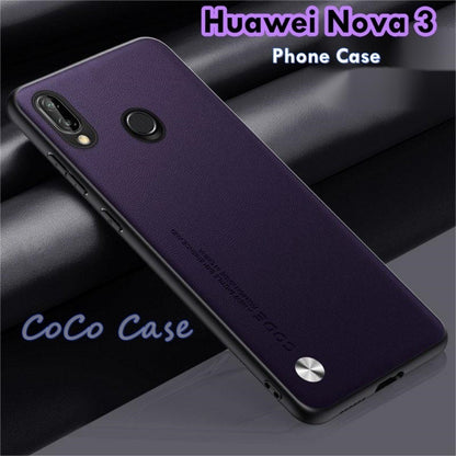 For Huawei Nova 3 Cover Silicone Professional Full Case Classic Simple Solid Color Phone Case Cover sweatproof