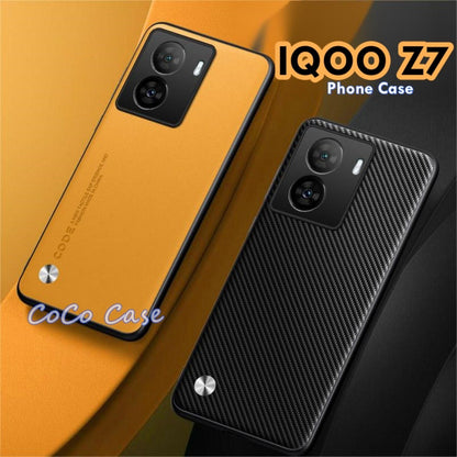 For IQOO Z7 Cover Silicone Professional Full Case Classic Simple Solid Color Phone Case Cover sweatproof