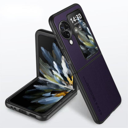 For OPPO Find N3 Flip Cover Silicone Professional Full Case Classic Simple Solid Color Phone Case Cover sweatproof