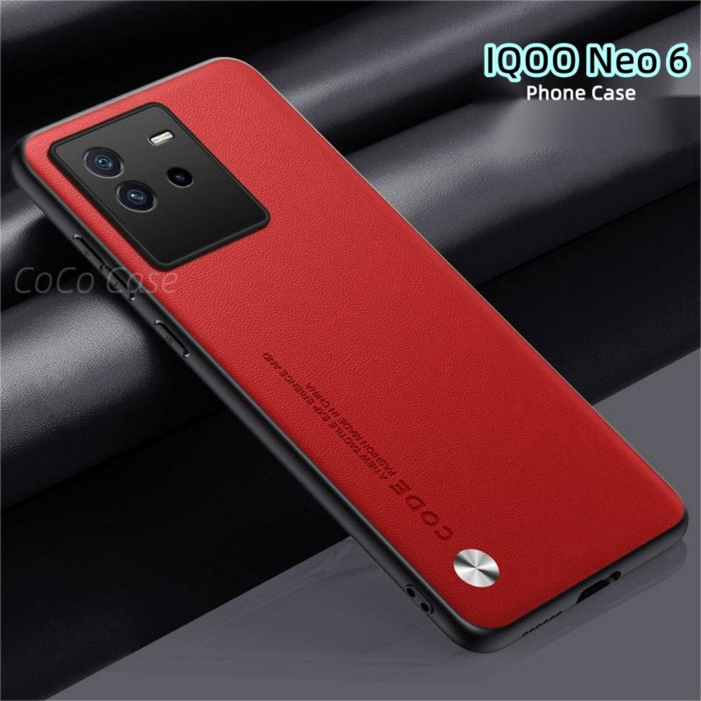 For IQOO Neo 6 Cover Silicone Professional Full Case Classic Simple Solid Color Phone Case Cover sweatproof
