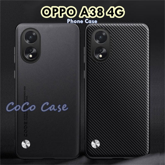 For OPPO A38 4G Cover Silicone Professional Full Case Classic Simple Solid Color Phone Case Cover sweatproof