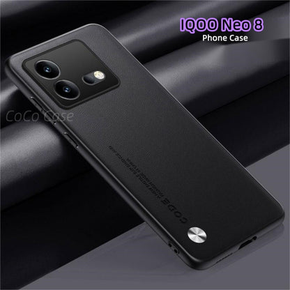 For IQOO Neo 8 Cover Silicone Professional Full Case Classic Simple Solid Color Phone Case Cover sweatproof
