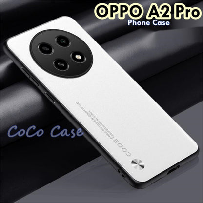 For OPPO A2 Pro Cover Silicone Professional Full Case Classic Simple Solid Color Phone Case Cover sweatproof
