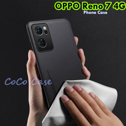 For OPPO Reno 7 4G Cover Silicone Professional Full Case Classic Simple Solid Color Phone Case Cover sweatproof