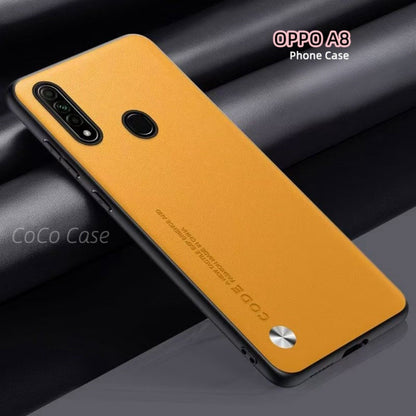 For OPPO A8 Cover Silicone Professional Full Case Classic Simple Solid Color Phone Case Cover sweatproof