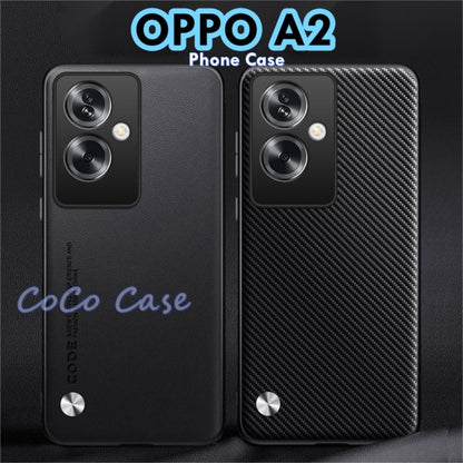 For OPPO A2 Cover Silicone Professional Full Case Classic Simple Solid Color Phone Case Cover sweatproof