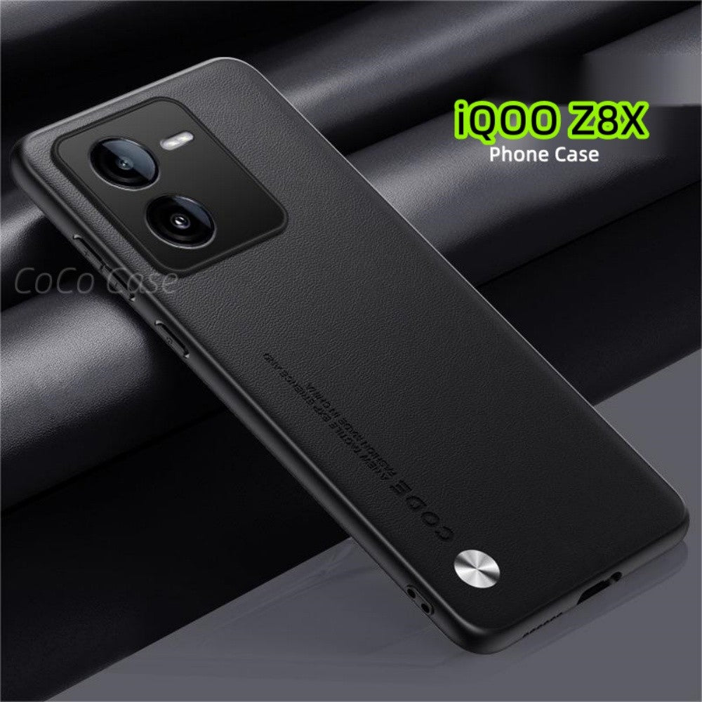 For iQOO Z8X Cover Silicone Professional Full Case Classic Simple Solid Color Phone Case Cover sweatproof