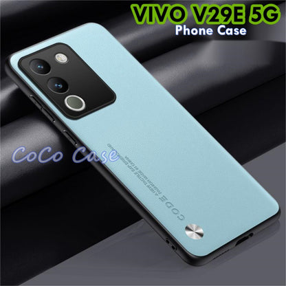 For VIVO V29E 5G Cover Silicone Professional Full Case Classic Simple Solid Color Phone Case Cover sweatproof