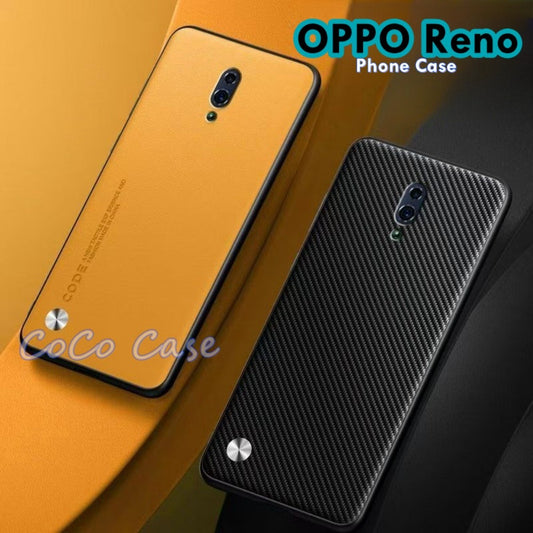 For OPPO Reno Cover Silicone Professional Full Case Classic Simple Solid Color Phone Case Cover sweatproof