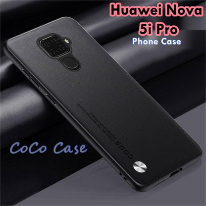 For Huawei Nova 5i Pro Cover Silicone Professional Full Case Classic Simple Solid Color Phone Case Cover sweatproofv