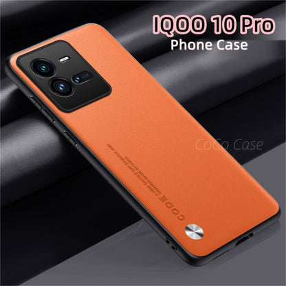 For IQOO 10 Pro Cover Silicone Professional Full Case Classic Simple Solid Color Phone Case Cover sweatproof