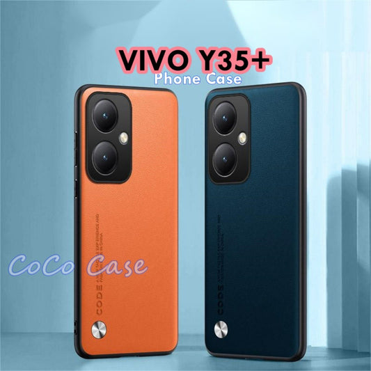 For VIVO Y35+ Cover Silicone Professional Full Case Classic Simple Solid Color Phone Case Cover sweatproof