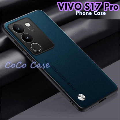 For VIVO S17 Pro Cover Silicone Professional Full Case Classic Simple Solid Color Phone Case Cover sweatproof