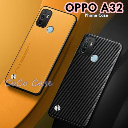 For OPPO A32 Cover Silicone Professional Full Case Classic Simple Solid Color Phone Case Cover sweatproof