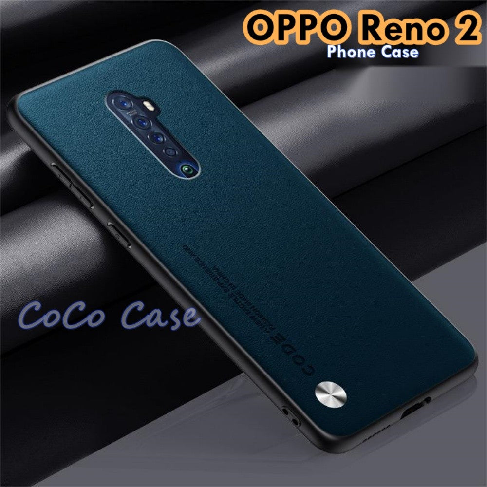 For OPPO Reno 2 Cover Silicone Professional Full Case Classic Simple Solid Color Phone Case Cover sweatproof