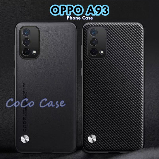 For OPPO A93 Cover Silicone Professional Full Case Classic Simple Solid Color Phone Case Cover sweatproof