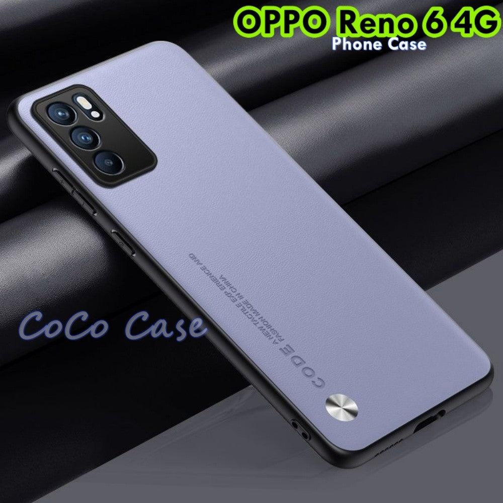 For OPPO Reno 6 4G Cover Silicone Professional Full Case Classic Simple Solid Color Phone Case Cover sweatproof