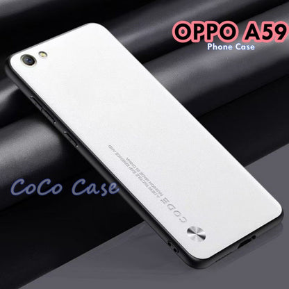 For OPPO A59 Cover Silicone Professional Full Case Classic Simple Solid Color Phone Case Cover sweatproof