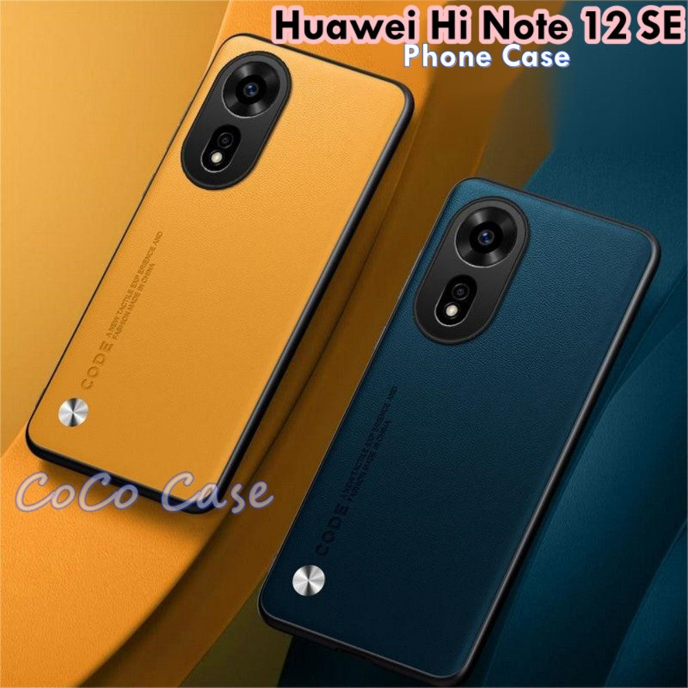 For Huawei Hi Note 12 SE Cover Silicone Professional Full Case Classic Simple Solid Color Phone Case Cover sweatproof