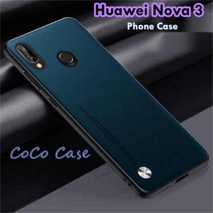 For Huawei Nova 3 Cover Silicone Professional Full Case Classic Simple Solid Color Phone Case Cover sweatproof