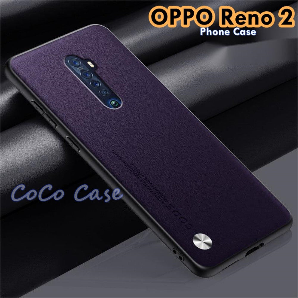 For OPPO Reno 2 Cover Silicone Professional Full Case Classic Simple Solid Color Phone Case Cover sweatproof